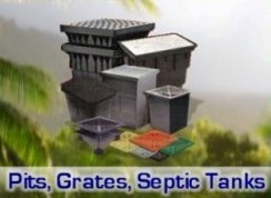 Pits Grates and Septic Tanks